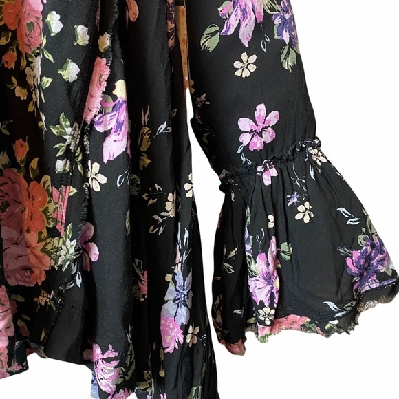 Free People Loretta Black Top - Picture 3 of 7